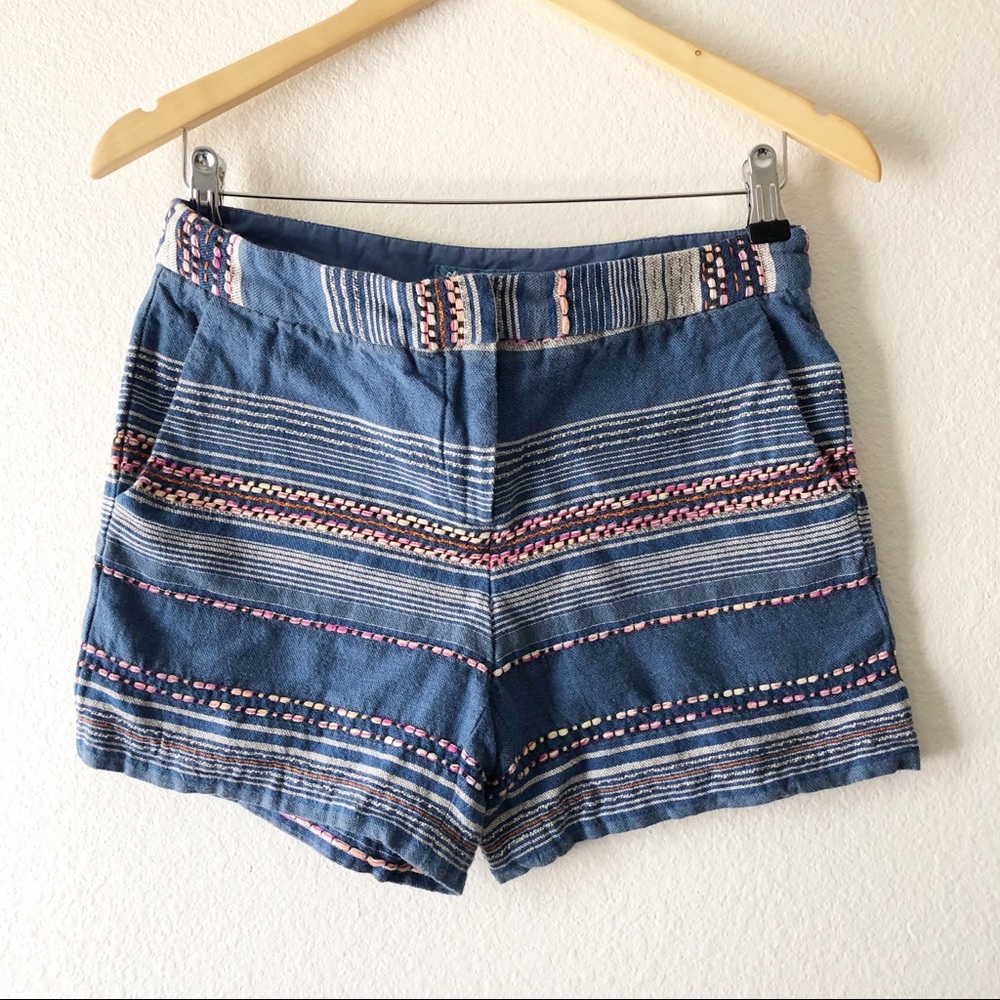 Fleur Bleve | Weave Linen Shorts
